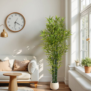 ต้นไผ่ประดิษฐ์ DreamCraft สัมผัสเหมือนจริง พร้อมกระถางบอนไซ สไตล์ธรรมชาติ สำหรับตกแต่งบ้าน งานแต่งงาน และโอกาสวันขอบคุณพระเจ้า จากเวียดนาม - Product Image 2