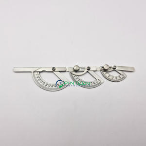 Goniomètre de poche OEM en acier inoxydable Outil de mesure des articulations manuel 18cm Vente en gros directe d'usine pour les hôpitaux et les cliniques - Product Image 4