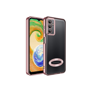 Étui de téléphone en silicone de luxe rose gold ASMA Omega Series pour Samsung Galaxy A04S, anti-traces de doigts, protection de l'appareil photo - Product Image 1