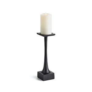 Bougeoir en métal noir de créateur, pièce maîtresse de table décorative élégante, support en fer artistique pour la décoration intérieure romantique - Product Image 6