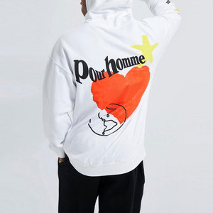 Nouveau design de vêtements de rue surdimensionnés à la mode sweat à capuche imprimé bouffant pour hommes quantité minimale de commande bas meilleure qualité sweats à capuche imprimés bouffants pour hommes - Product Image 6
