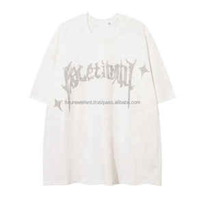 T-shirts en coton de haute qualité pour hommes T-shirts en pierre du Rhin personnalisés T-shirts d'été en plein air T-shirts à la mode pour hommes avec couleur noire - Product Image 2