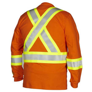 Camisa de trabajo ignífuga para hombre superventas Característica de seguridad de material de alta calidad de secado rápido y fabricante profesional - Product Image 6