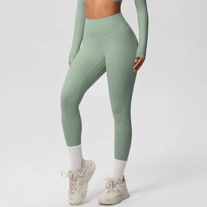 Top Notch High Quality Women's Slim Fit Yoga <b>Leggings</b> New Arrival with Solid Pattern Pakistan Made - Product Image 5