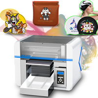 A3 printer UV opsional TX800 XP600 kepala cetak dapat dilengkapi dengan pemosisian visual CCD kanvas akrilik pena UV flatbed printer