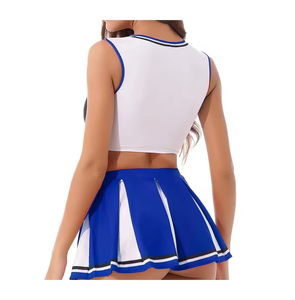 Uniformes de cheerleading personnalisés de qualité supérieure, nouvelle mode, séchage rapide, élasticité, conception OEM, étiquettes imprimées, ensembles à la mode - Product Image 2