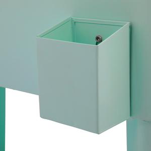 Caja de Plástico Rectangular de 91*84.5*38.5cm, Carro de Aislamiento Congelado, Verde Menta - Product Image 2