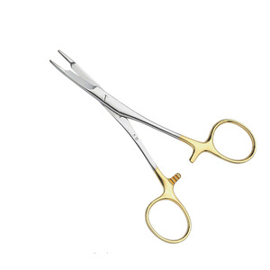 Portaagujas Olsen Hegar de 5 Pulgadas, Tijeras Quirúrgicas con Insertos de Carburo de Tungsteno, Pinzas Quirúrgicas para Agujas Hechas de Acero - Product Image 1