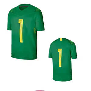 Camiseta de fútbol americano OEM superior, camiseta de fútbol americano de diseño personalizado al por mayor, camiseta de fútbol de poliéster 100% para hombre a la venta - Product Image 1