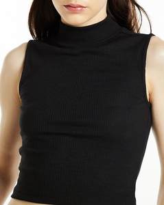 Haut court respirant léger de haute qualité pour femmes/meilleur été 2026 femmes coton fait haut court t-shirts - Product Image 2