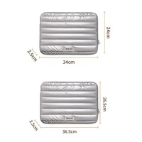 Nouvelle sacoche pour ordinateur portable portable de 13,3 pouces et 14 pouces, en tissu matelassé doux