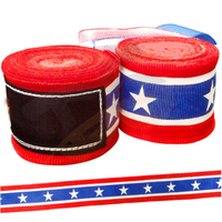 Paire de bandages de boxe élastiques de 180 pouces, MMA Muay Thai, zèbre, nouvelle collection