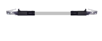 RJ 45 UTP CAT 6 Cable de conexión industrial de PVC de cobre Cable gris 1 metro