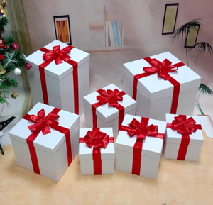 <b>Christmas</b> gift <b>box</b> (empty) – decorative prop for display under the <b>Christmas</b> tree - Product Image 4