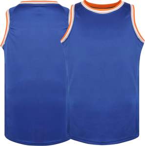 Camiseta de baloncesto sublimada Reversible de alta calidad al por mayor para hombre 100% poliéster logotipo impreso personalizado Unisex XL Reversible - Product Image 4