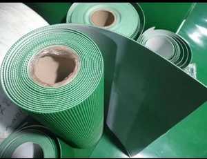 Bande transporteuse en PVC vert, souple, à picots, de qualité alimentaire, résistante à l'huile, antibactérienne, vitesse réglable, nouvelle usine de fabrication - Product Image 2