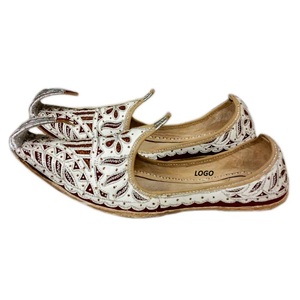 Hombres Punjabi Jutti Khussa Fancy Stone tradicional hecho a mano fiesta boda moda desgaste Punjabi Khussa - Product Image 4