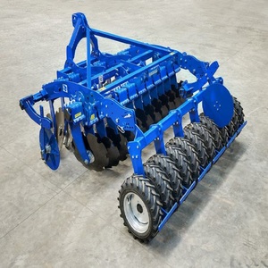 Herse à disques électrique automatique montée sur tracteur, charrue à disques agricole robuste avec moteur, pompe et roulement - Product Image 1