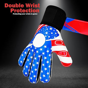 Gants de gardien de but de football professionnels en latex imperméables et respirants avec sangle de poignet réglable pour le sport en plein air, futsal, football - Product Image 4