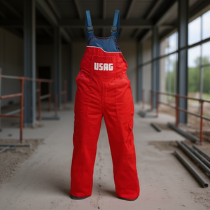 Overol de Seguridad Rojo/Azul Usag para Protección Laboral - Product Image 3