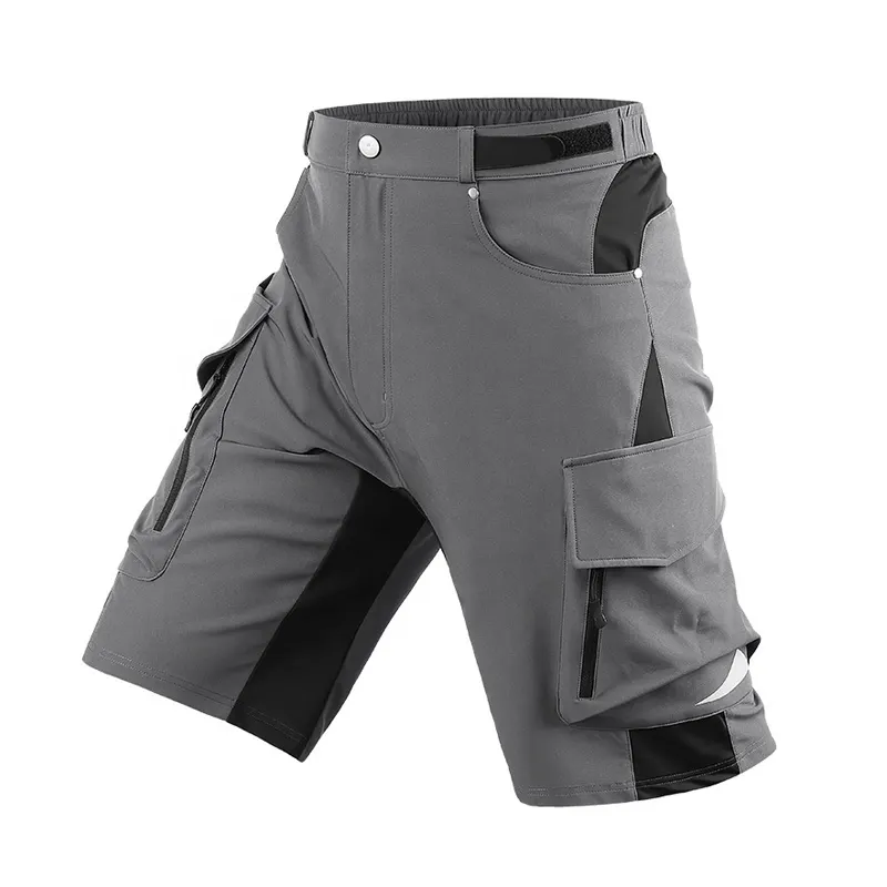 EU USA Sizes Mens Summer breathable Quick Dry Mountain Bike Shorts Customize Logo MTB shorts Loose Size Cycling Baggy Shorts