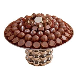 Bol à chocolat décoratif fantastique avec plateau en argent élégant bol à chocolat artisanal de qualité supérieure pour une utilisation au restaurant d'hôtel - Product Image 5