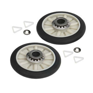 XPARTCO 349241T Dryer Drum <b>Roller</b> Set Manual/Electric Washing Machine Parts New Condition Rubber Cloth Plastic for Washer - Product Image 3