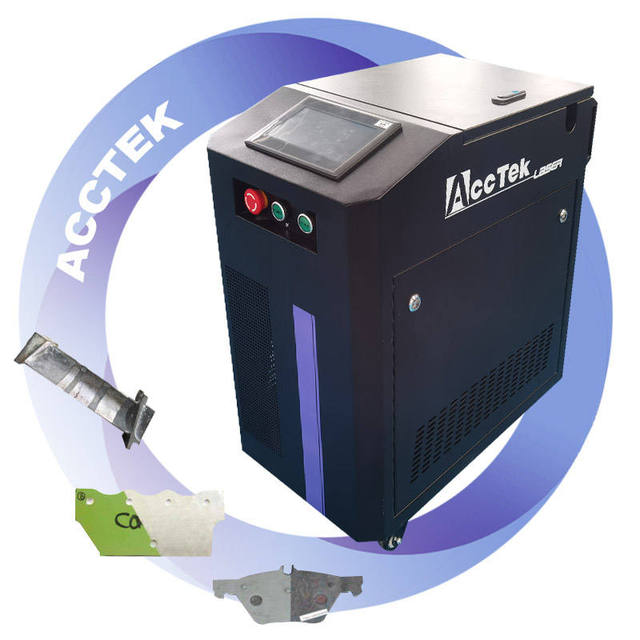 Portable 500W Pulse/Fiber Laser Cleaning Machine for Rust Paint Metal Wood Stone Surface Removal Industrial Use New