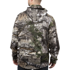 Sweat à capuche de chasse tactique camouflage extérieur léger imperméable respirant personnalisé 100% coton polaire conçu pour le confort - Product Image 3