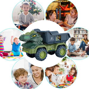 Camion Giocattolo a Frizione in Plastica a Forma di Dinosauro per Bambini e Ragazzi - Product Image 2