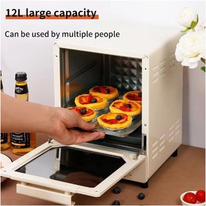 Four électrique vertical mini 15L avec fonction grill et convection, idéal pour la cuisson domestique, capacité 10L - Product Image 3