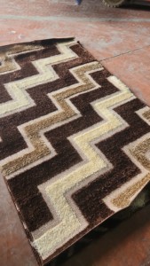 Alfombra Adiva Moderna de Felpa, Resistente a las Manchas, con Diseño de Rompecabezas, Cuadrada, de Pelo Largo, Hecha a Máquina, de Poliéster, para Uso Comercial en Salas de Estar - Product Image 5