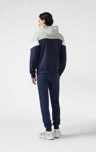 Conjunto Deportivo Masculino de Última Moda, Informal, Ajustado, Acanalado, con Capucha, de EVERGLOW para Adultos, 100% Algodón - Product Image 3