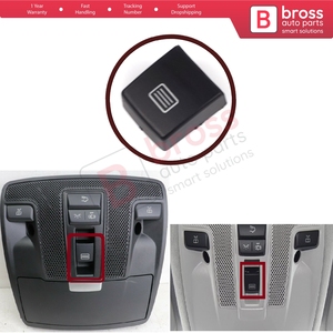 ฝาครอบปุ่มสวิตช์ควบคุมหลังคาซันรูฟ BSR625 สีดำ สำหรับรถยนต์ A Class W176 B W246 W242 GLA X156 CLA C117 X117 Coupe - Product Image 5