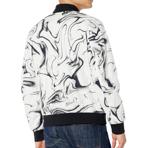 Venta al por mayor Chaqueta de diseñador chaquetas de los hombres Casual impermeable en blanco ligero cortavientos chaqueta de bombardero para los hombres - Product Image 3
