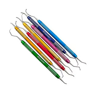 Juego de Instrumentos dentales duraderos de acero inoxidable, juego de 5 Uds., juego de instrumentos de elevación sinusal, kit de implantes dentales, alemán Premium - Product Image 4