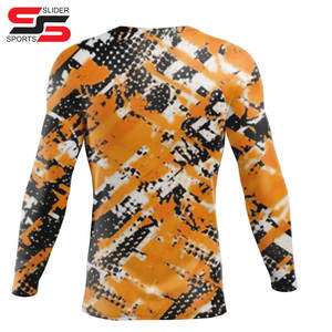 Hombres rash guard Spandex rash guard manga larga compresión rashguard para hombres sublimado impreso Top mejor calidad de moda - Product Image 2