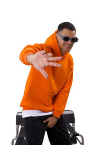 Sweat-shirts à capuche pour hommes personnalisés, épaules tombantes, 100% coton, surdimensionnés, chauds pour l'hiver, motif uni, sweat-shirts à capuche pour hommes - Product Image 3