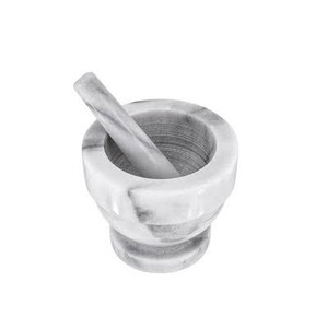 High Quality 100% Marble Mortar Pestle Set for Grinding Spices Wholesale Supply Best <b>Herb</b> & Spice Grinding Tool For Sale - Product Image 6