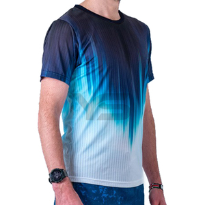 เสื้อยืดลำลองของผู้ชายมาใหม่ออกแบบได้ตามที่ต้องการโลโก้ของคุณแห้งเร็วดีไซน์ฟิตเนสคุณภาพสูงระบายอากาศได้ดีกางเกงขาสั้นเป็นมิตรกับสิ่งแวดล้อม - Product Image 3