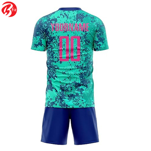 Meilleur prix uniforme de football imprimé pour adultes coupe automatisée maillot et hauts de football vêtements de football - Product Image 6