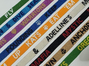 Sangles de sac brodées avec logo personnalisé pour sac à main tendance, sac fourre-tout et sacs à main, pièces et accessoires de sac, sangle en perles de rocaille - Product Image 2