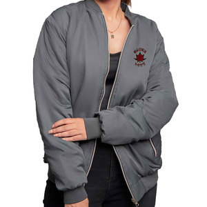 Chaqueta Bomber de Invierno con Bordado de Logotipo Personalizado, a la Moda, Cortavientos, Ecológica, Transpirable, para Mujer - Product Image 2
