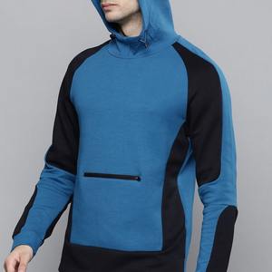 Sweats à capuche de blocage de couleur de haute qualité pour hommes avec impression personnalisée Collection d'hiver pour vêtements/sweats à capuche à la mode pour hommes 2026 - Product Image 4