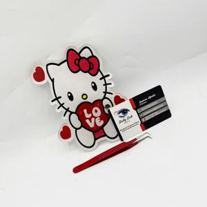 Lucky Lash Tools – Prix de gros : Plateau à cils en acrylique, Plateau magnétique pour cils, Pince à cils, Plateau à cils motif chat mignon, Plateau à cils personnalisé avec logo - Product Image 2