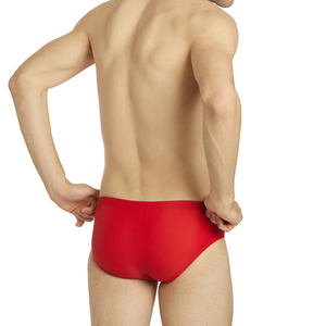Bikini extensible quatre directions personnalisé avec logo, en tissu respirant antibactérien pour l'entraînement de compétition, position du logo sur le devant - Product Image 4