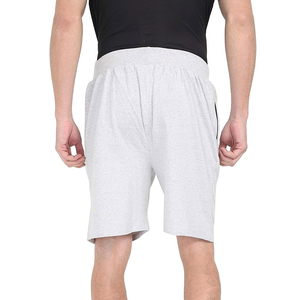 Cómodo 100% algodón suave hecho de tamaño personalizado para hombre, pantalones cortos de felpa francesa, precio barato, pantalones cortos de felpa francesa para hombre de Color sólido - Product Image 2