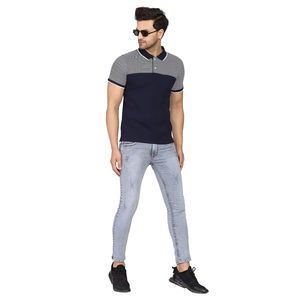 Classique confortable hommes T-Shirts 100% coton été Style manches courtes couleur unie Hip Hop surdimensionné col rond séchage rapide - Product Image 6