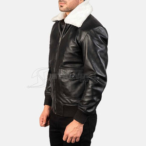 Best Quality High Street <b>Leather</b> <b>Jackets</b> For <b>Men</b> Zipper <b>Jacket</b> Stand Collar In All Colors Sizes <b>Men</b> <b>Leather</b> <b>Jackets</b> - Product Image 2