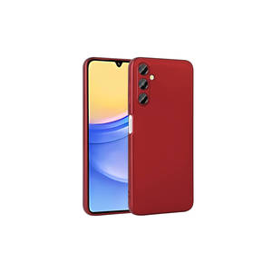 Coque en silicone premium JoieCreatif pour Samsung Galaxy A15, protection arrière rouge, anti-traces de doigts, élégante, Ins Plus - Product Image 1